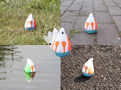 Chuckit Плавающий плавник акулы Amphibious Shark Fin большая (h-9,5см