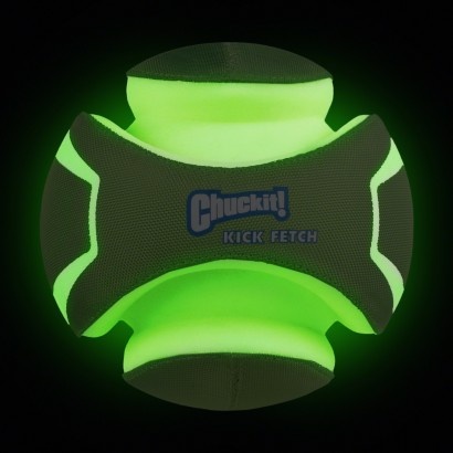 CHUCKIT! Мяч светящийся прочный KICK FETCH MAX GLOW