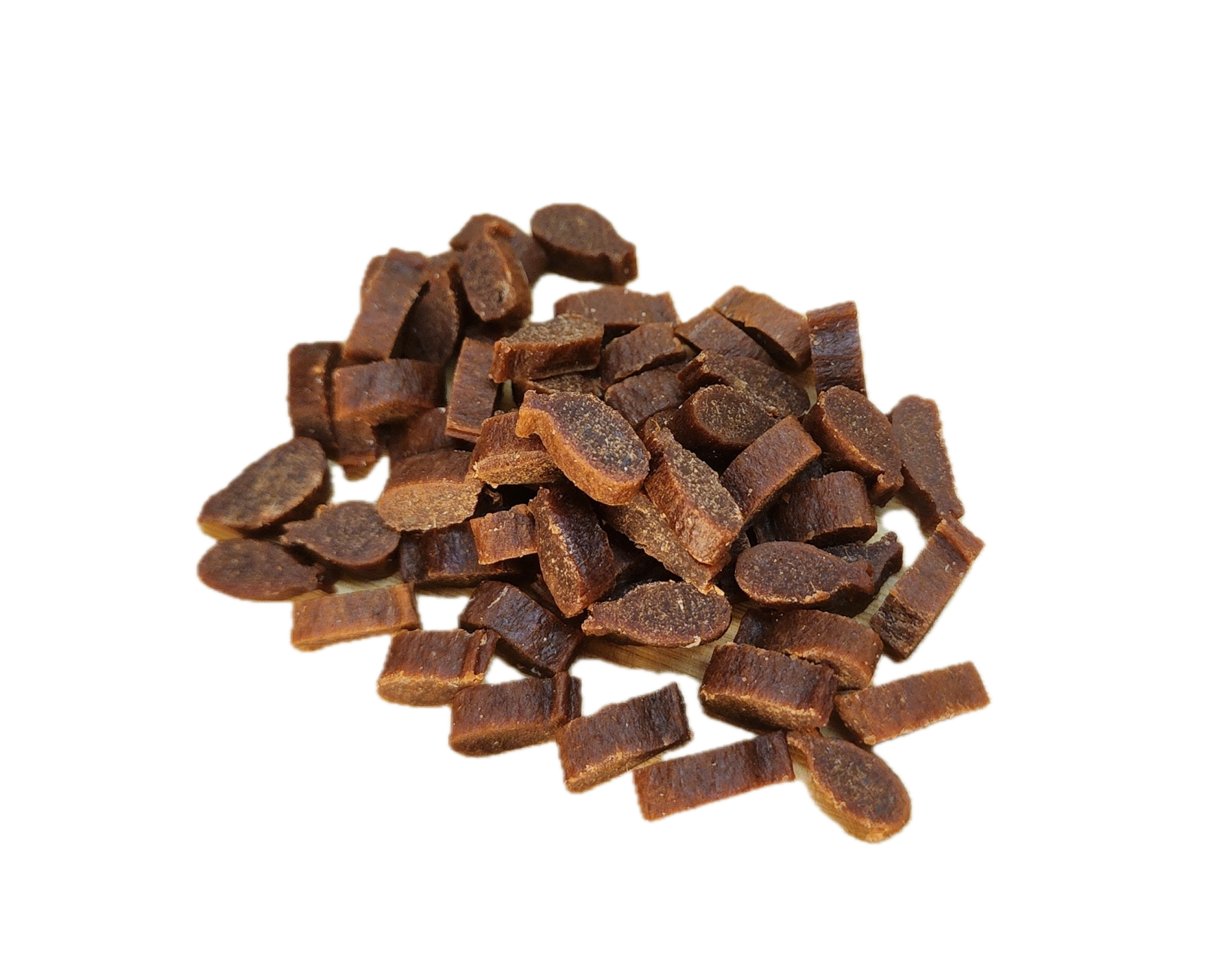 Рыбки из лосося и говяжьего вымени