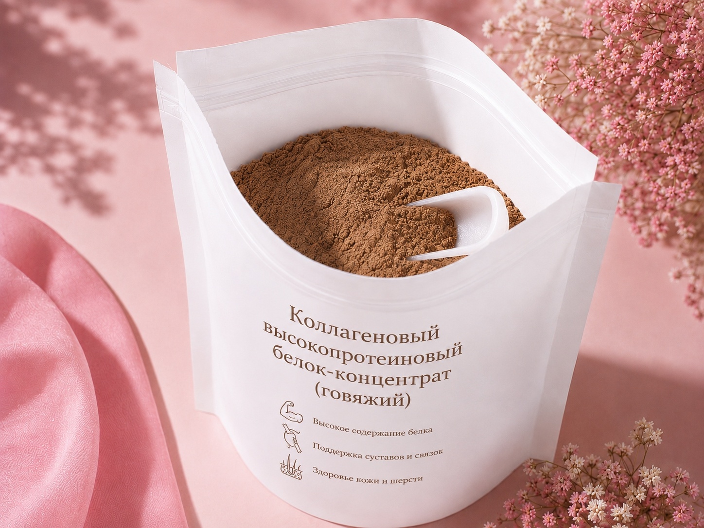 Коллагеновый высокопротеиновый белок- концентрат (говяжий)