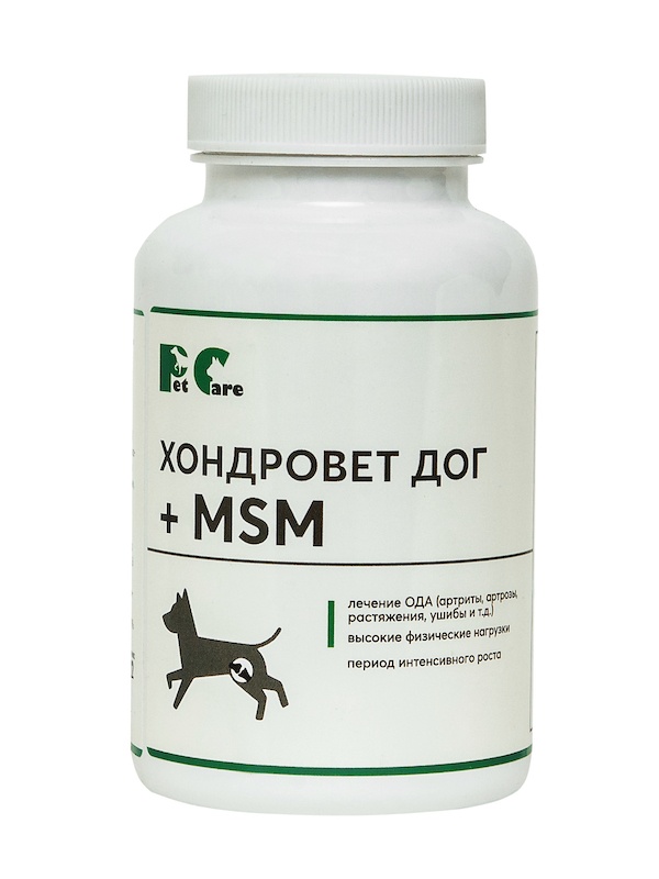 Хондровет Дог + MSM Хондропротектор